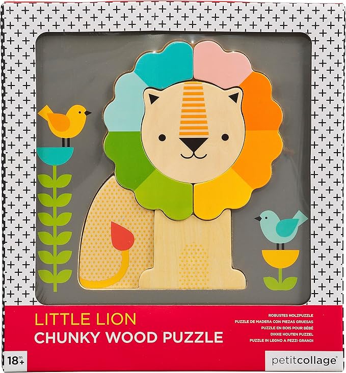 Little Lion Chunky Wooden Puzzle