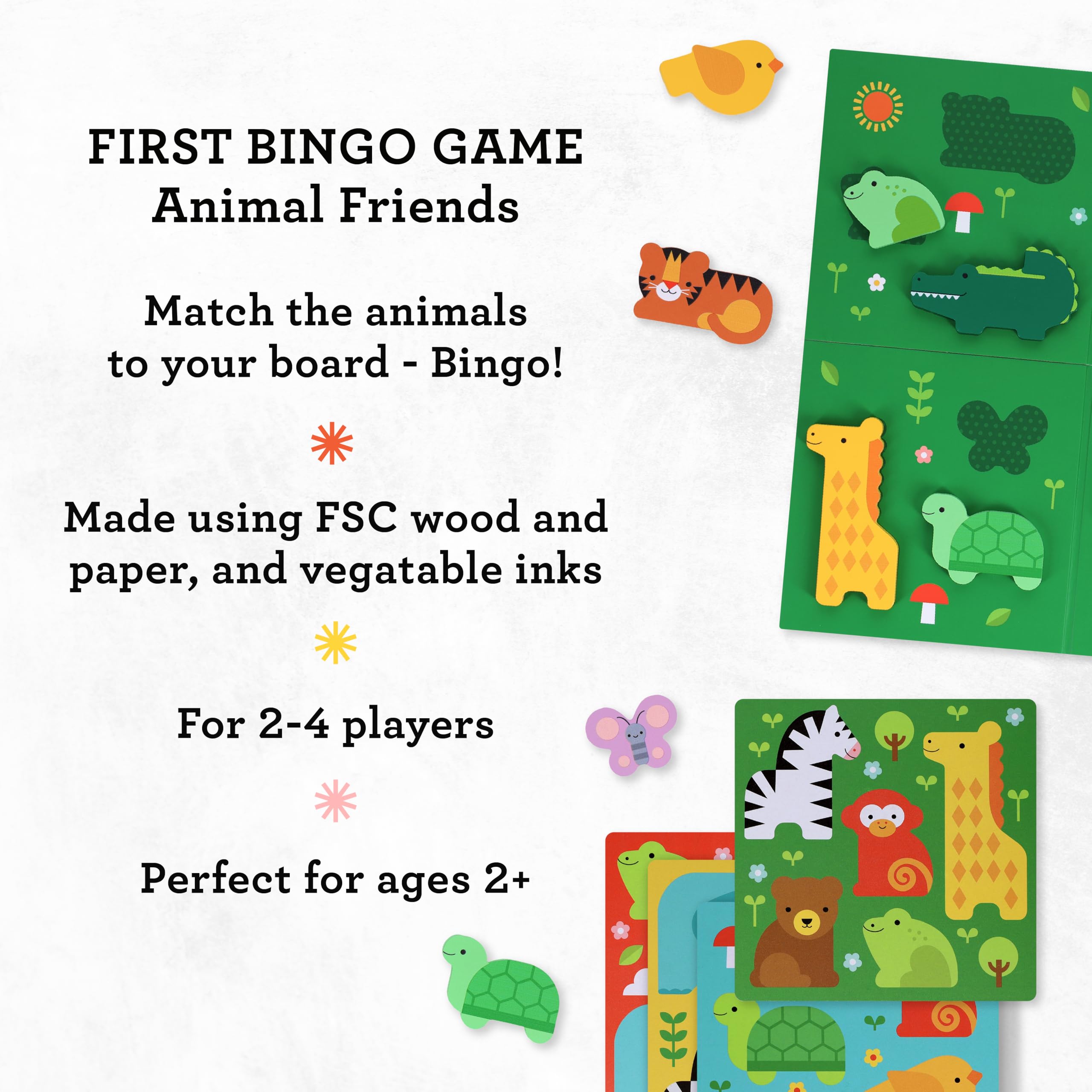 First Bingo Game – Animal Friends