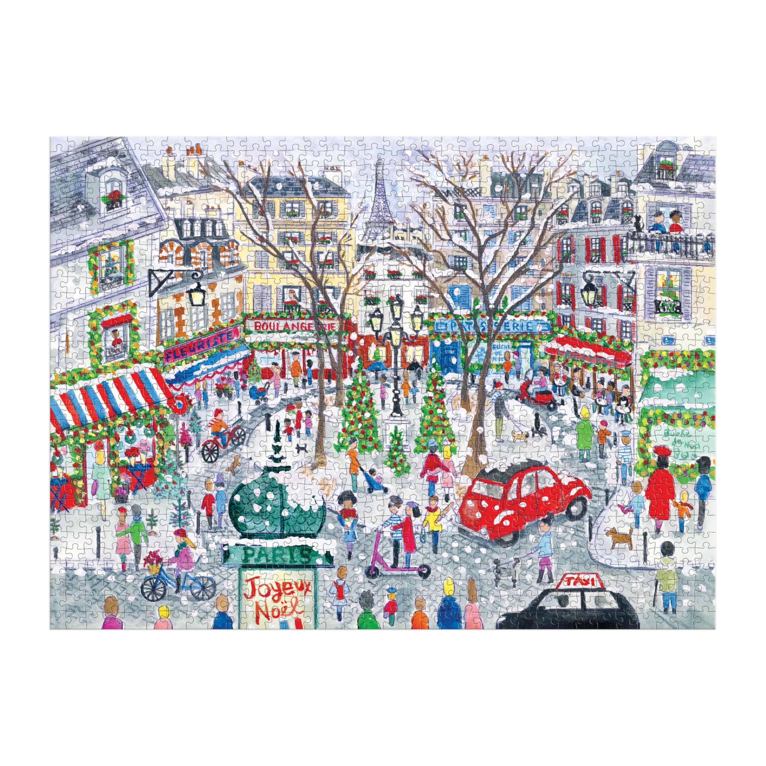 Michael Storrings Christmas In Paris 1000 Piece Foil Puzzle