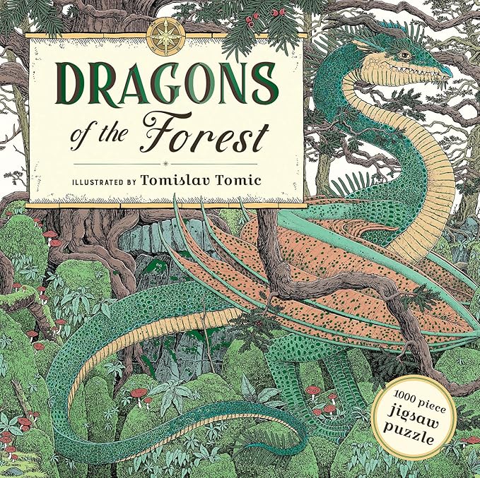 Dragons of the Forest: A 1000 Piece Jigsaw Puzzle