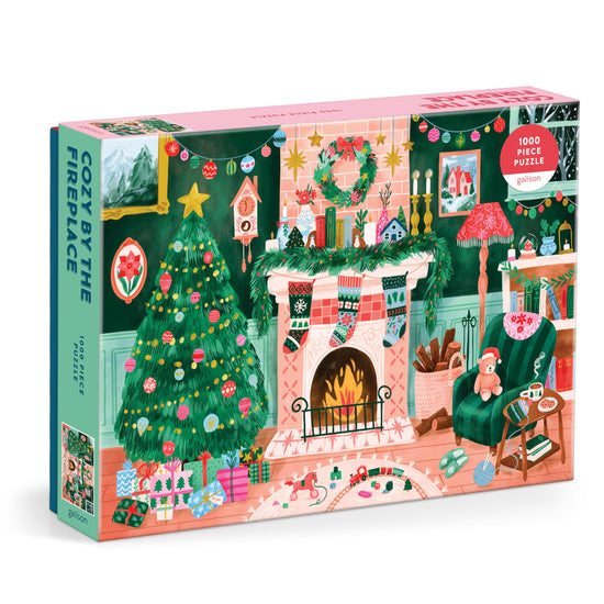 Cozy By The Fireplace – 1000 Piece Jigsaw Puzzle