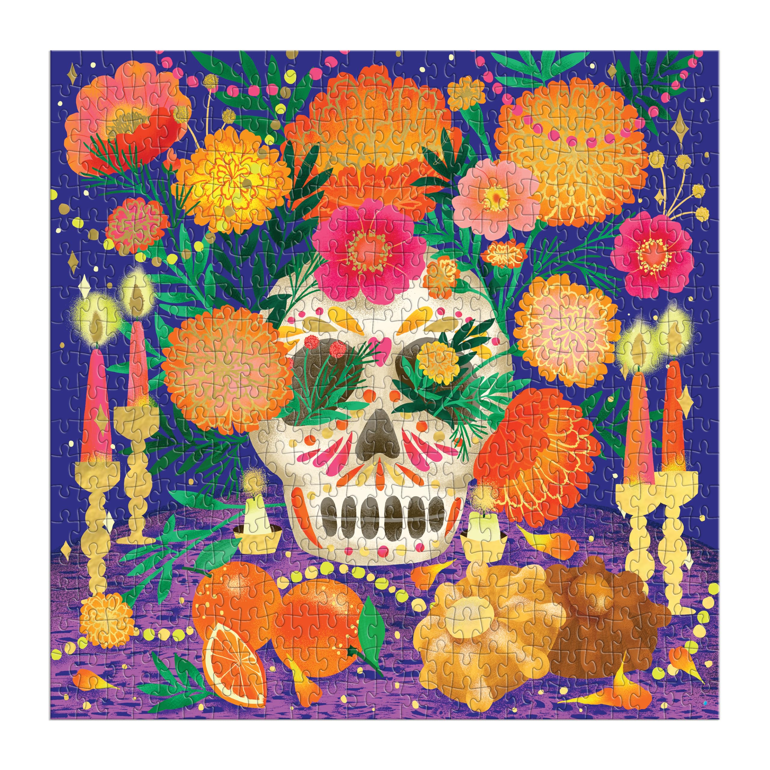 Ofrenda del Día de Muertos 500 Piece Foil Puzzle