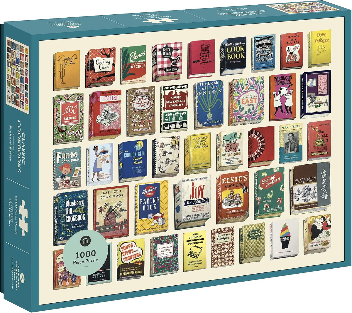 Classic Cookbooks 1000 Piece Puzzle