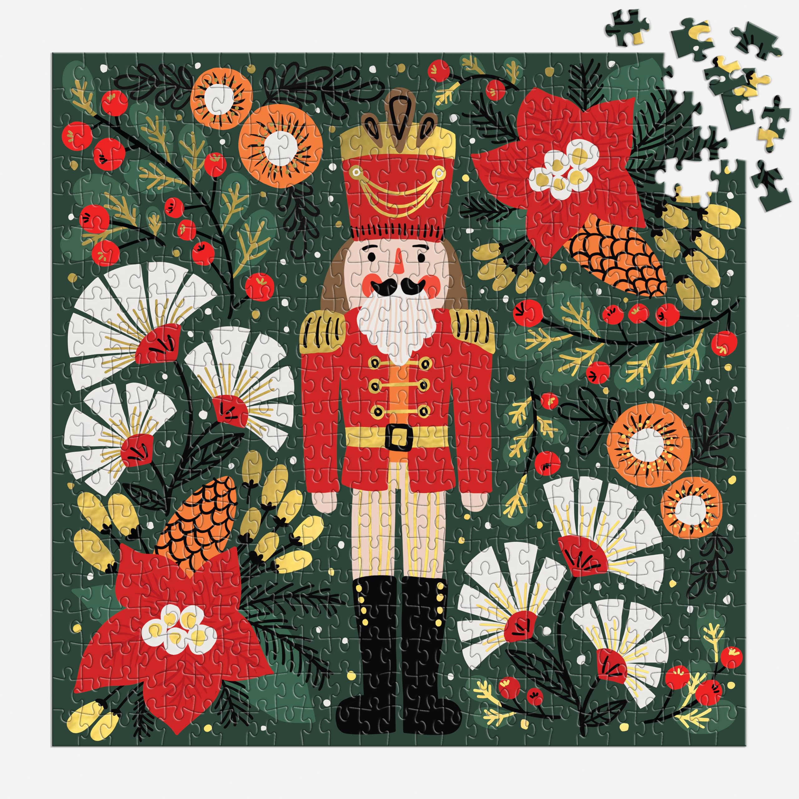 Merry Nutcracker 500 Piece Foil Puzzle