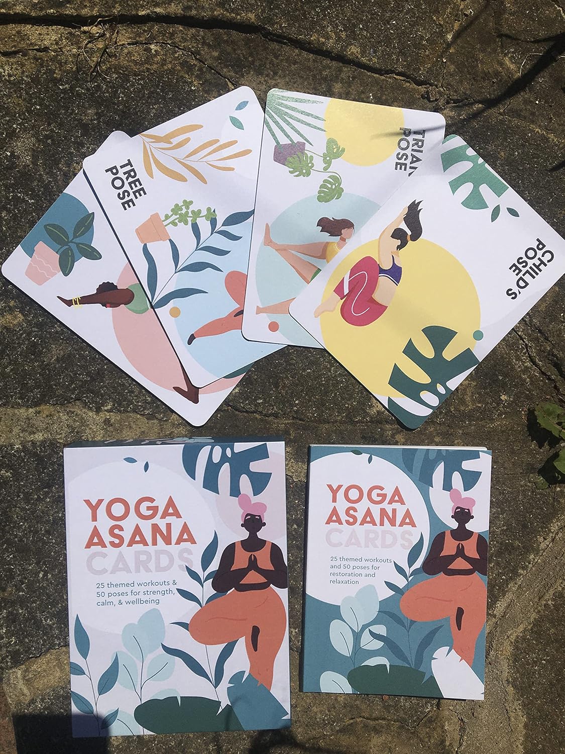Yoga Asana Cards: 50 poses & 25 sequences