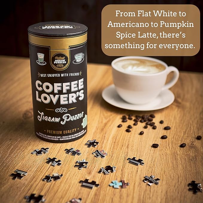 Coffee Lover's Jigsaw Puzzle pour Amateur de café 500 pièces Multicolore
