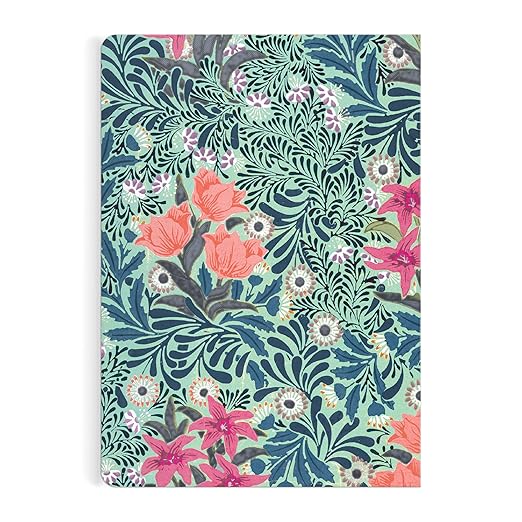 William Morris Bower Handmade Embroidered B5 Journal