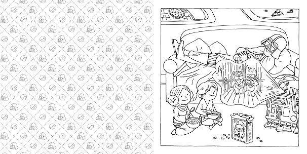 Darth Vader and Family Coloring Book