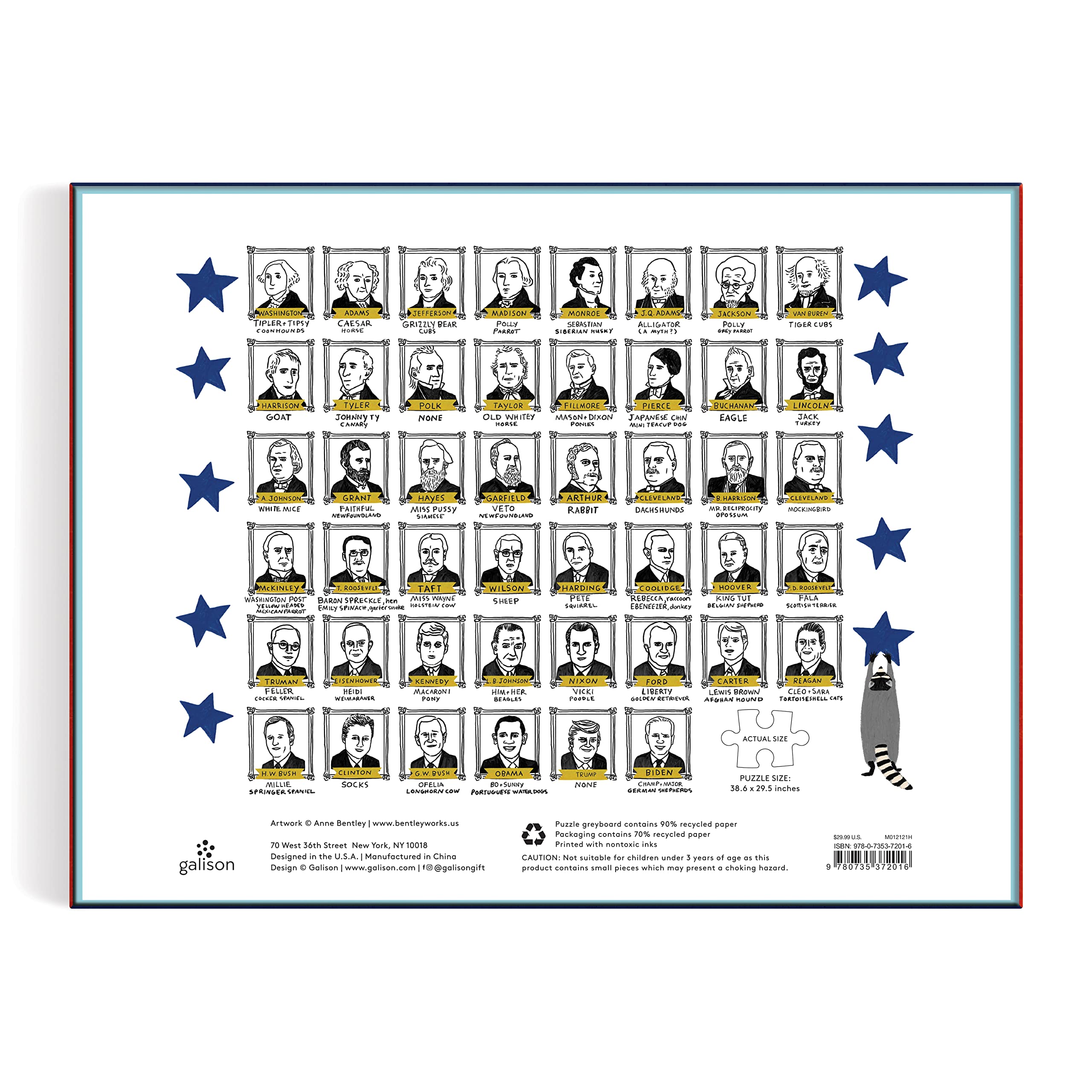 Presidents’ Pets 2000 Piece Puzzle