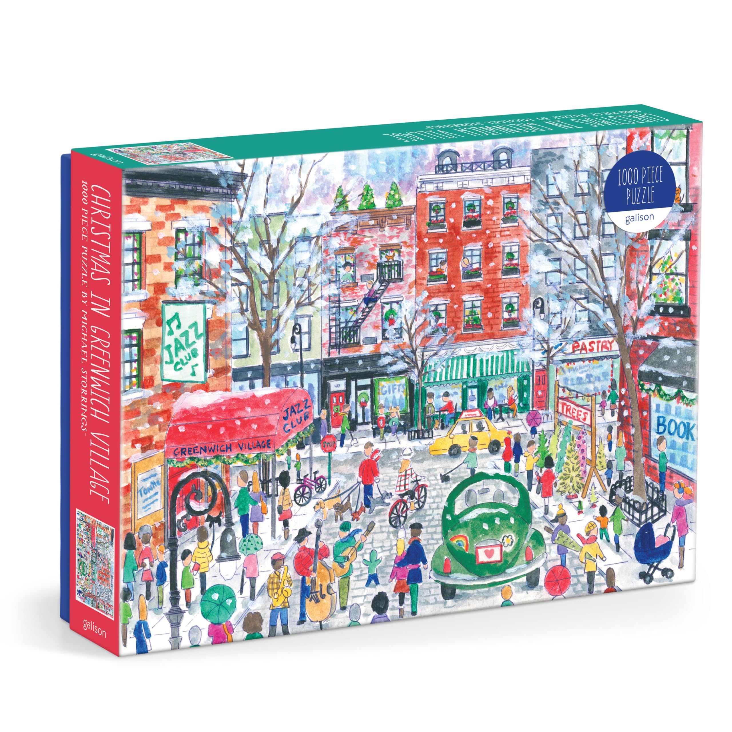 Michael Storrings Christmas in Greenwich Village 1000 Piece Puzzle