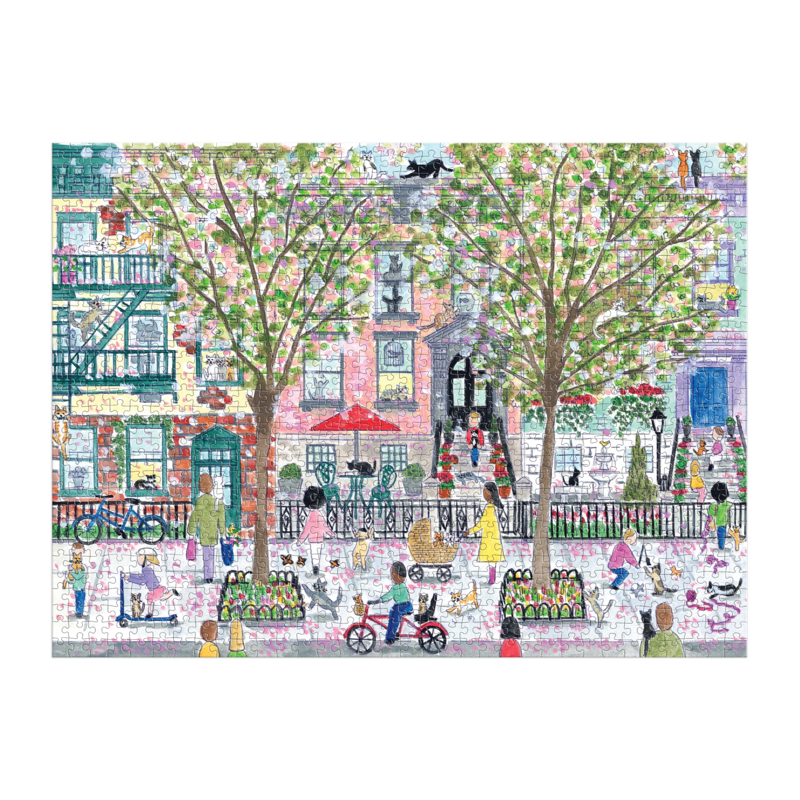 Michael Storrings Cats In The City 1000 Piece Puzzle
