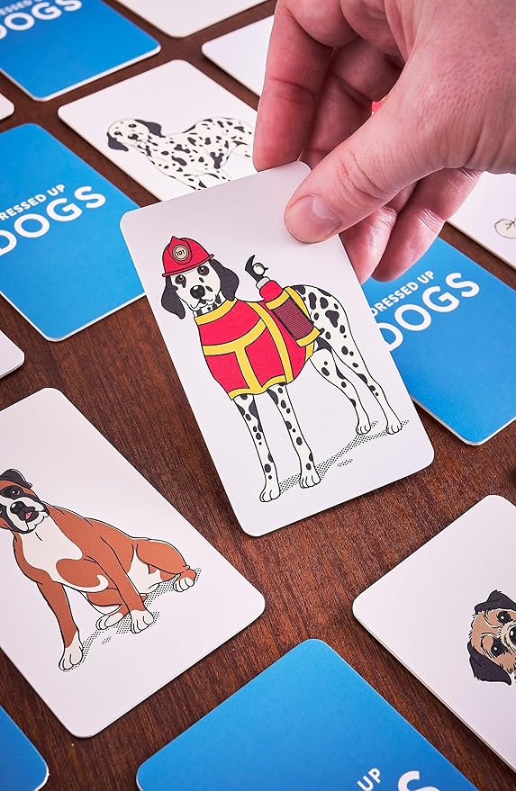 Dressed Up Dogs Memory Card Game