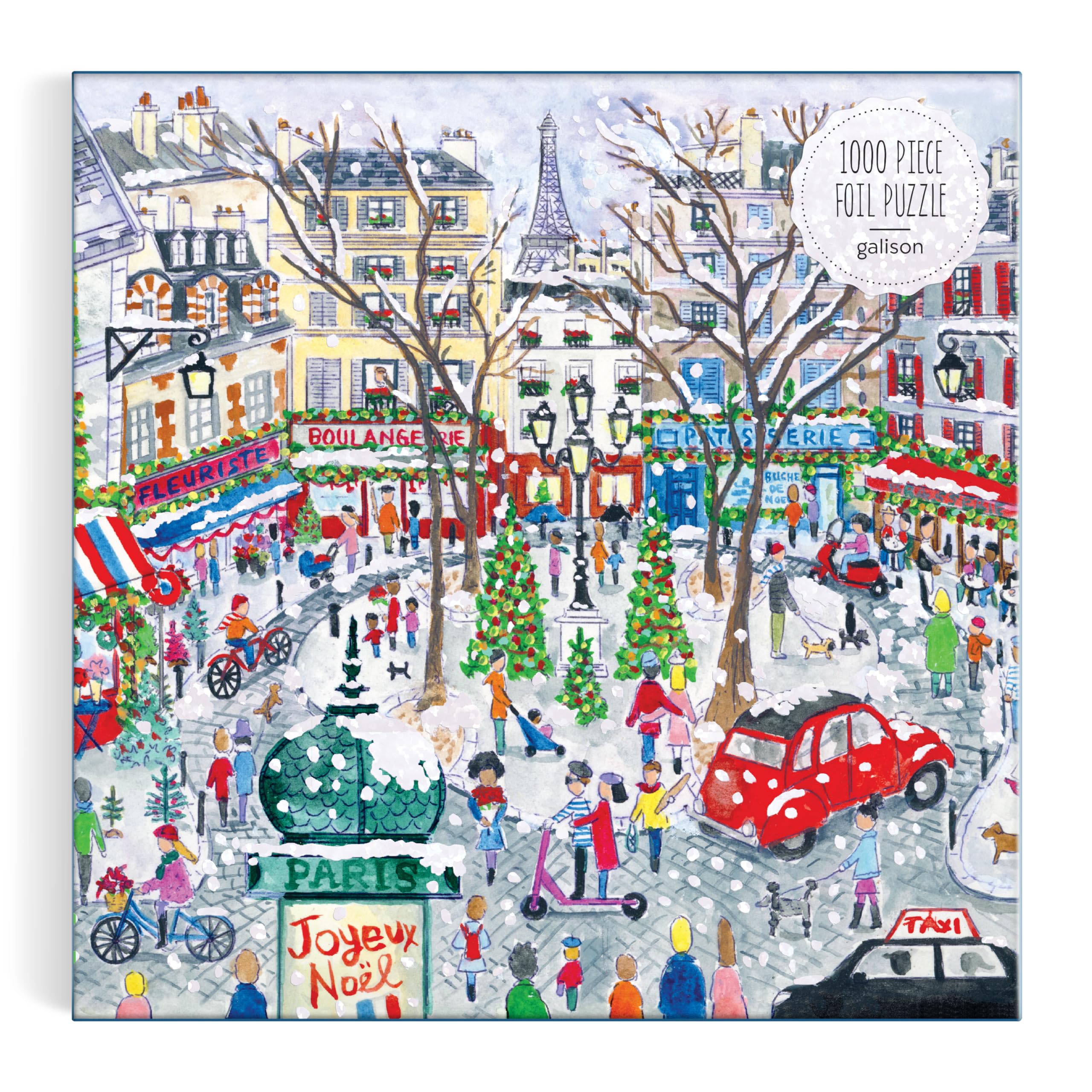 Michael Storrings Christmas In Paris 1000 Piece Foil Puzzle