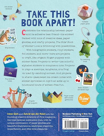 The Kids' Book of Sticker Love: Paper Projects to Make & Decorate