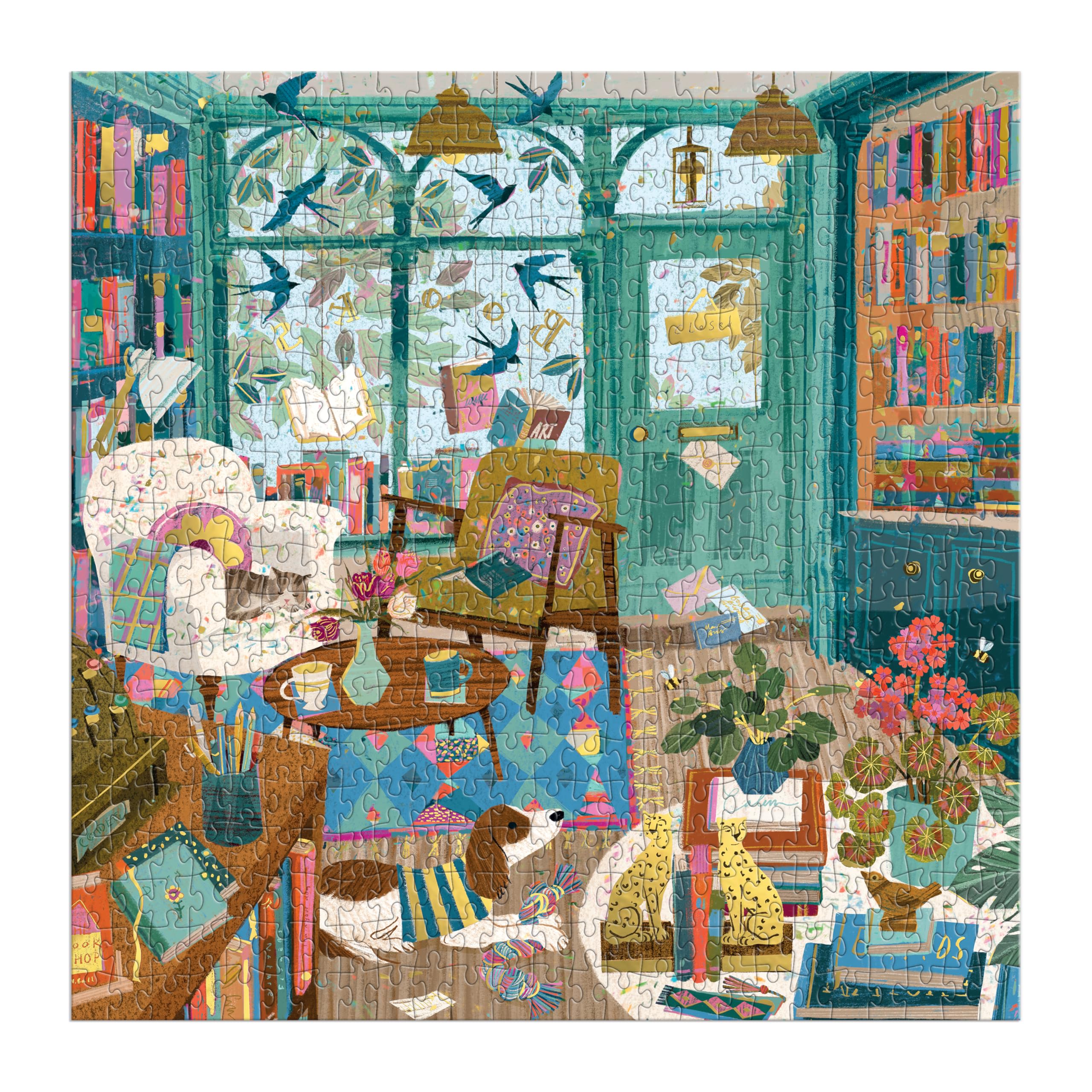 Bookshop Afternoon 500 Piece Foil Puzzle