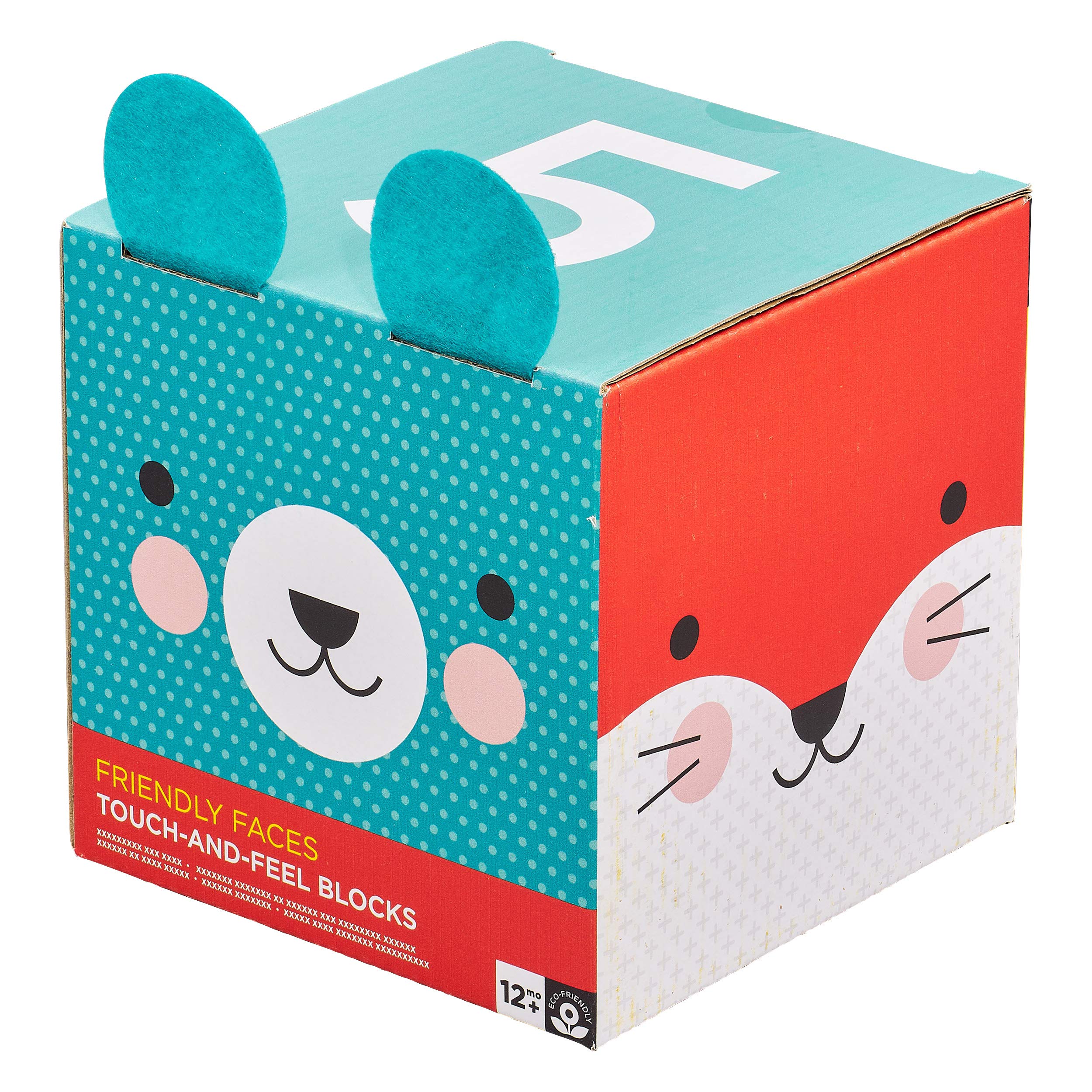 Friendly Faces Touch-and-Feel Nesting Blocks