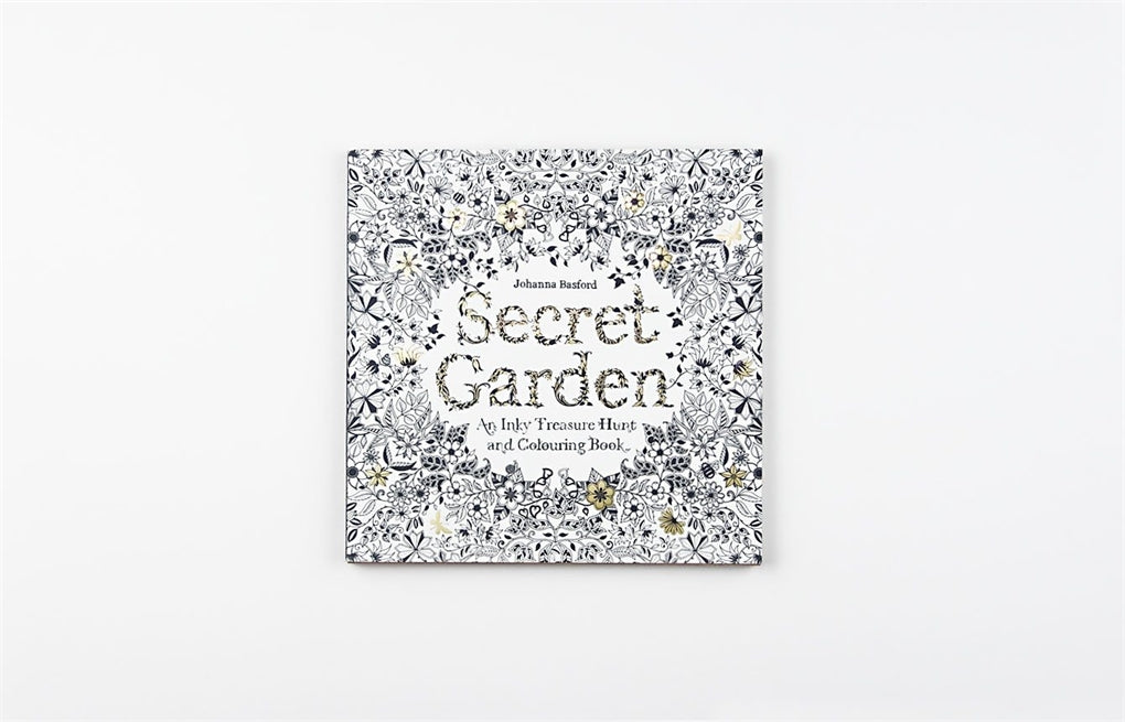 Secret Garden - An Inky Treasure Hunt and Colouring Book