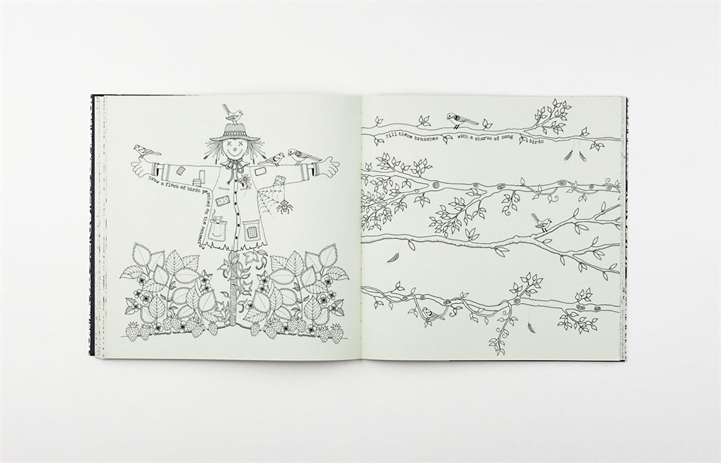 Secret Garden - An Inky Treasure Hunt and Colouring Book