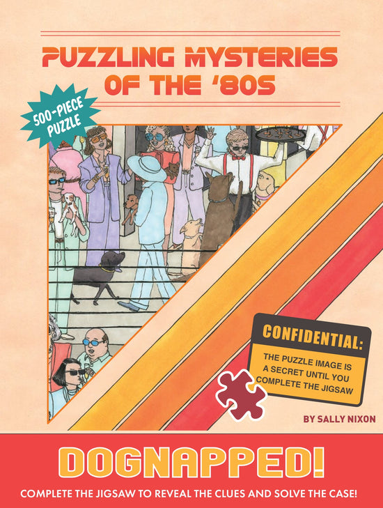 Puzzling Mysteries of the ’80s Dognapped! 500-Piece Puzzle