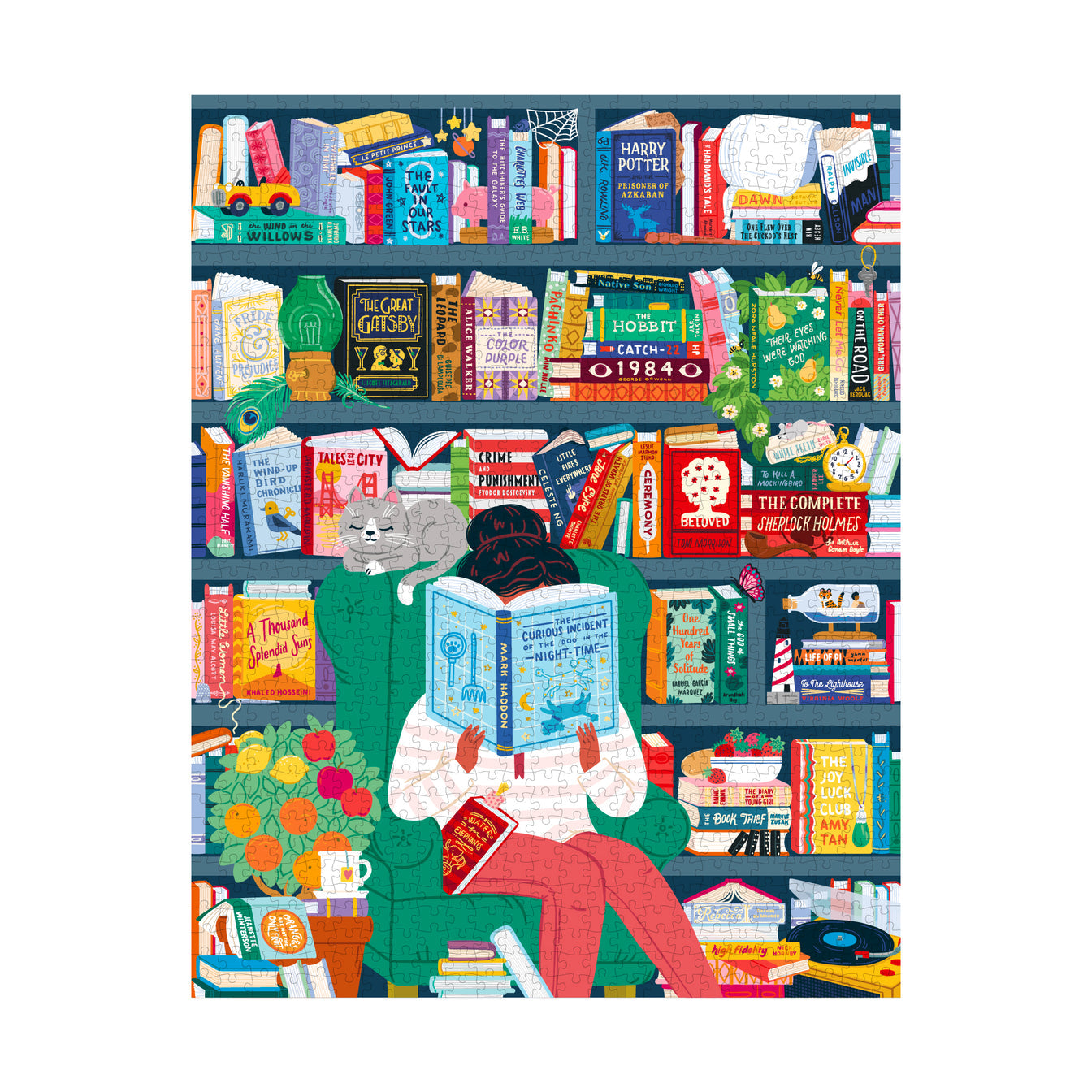 50 Must-Read Books of the World Bucket List 1000-Piece Puzzle