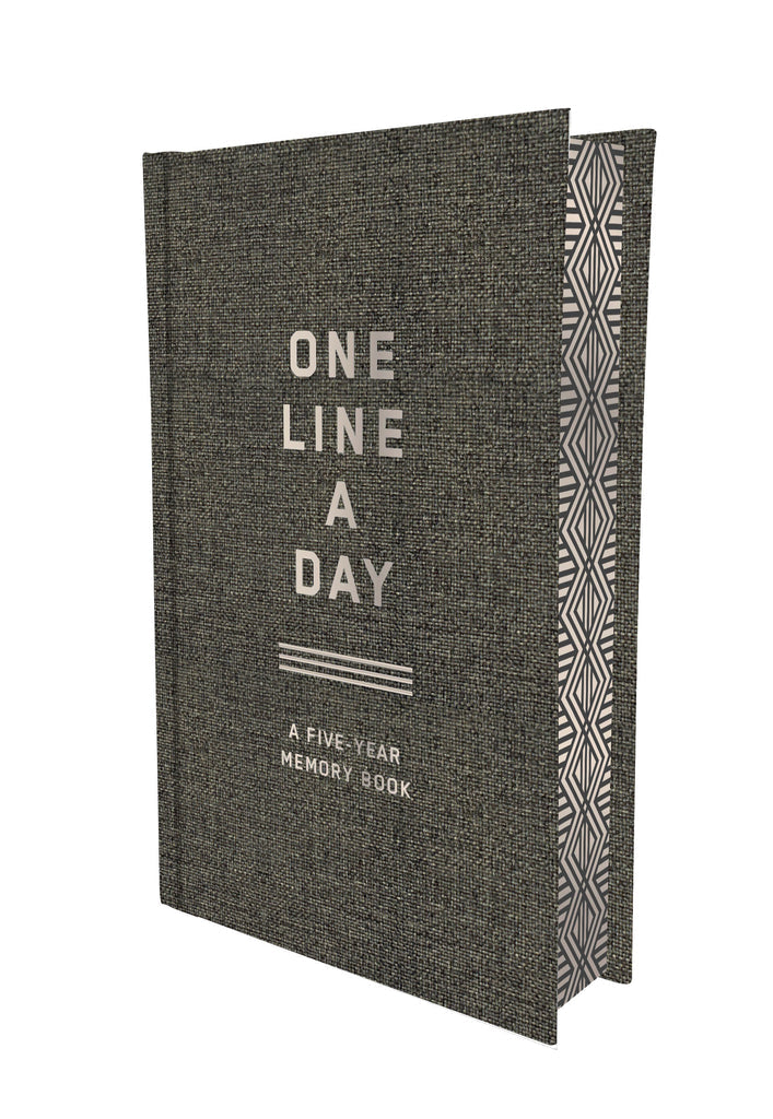 Charcoal Canvas One Line a Day - A Five-Year Memory Book