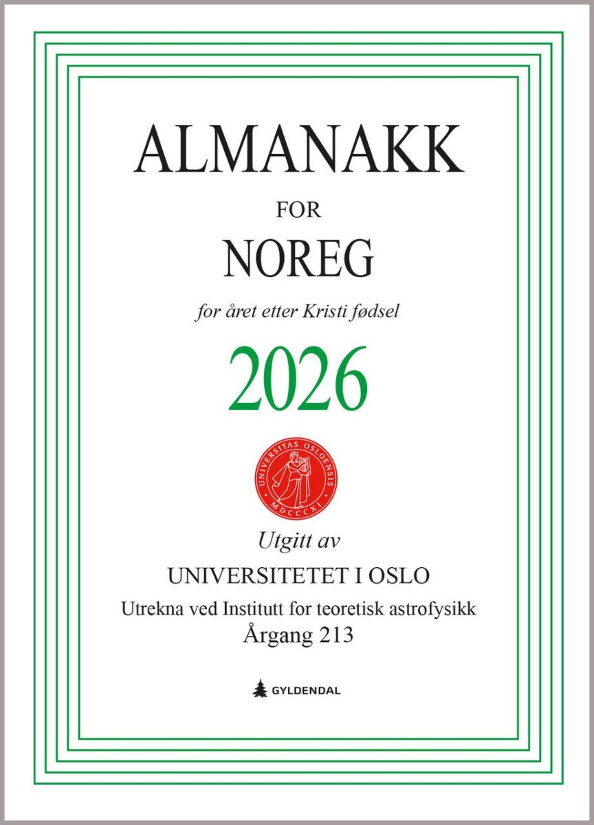 Almanakk for Noreg 2026