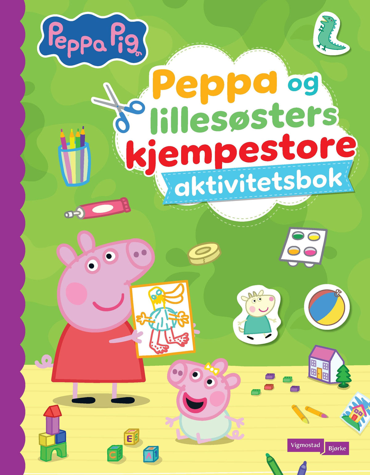 Peppa og lillesøsters kjempestore aktivitetsbok