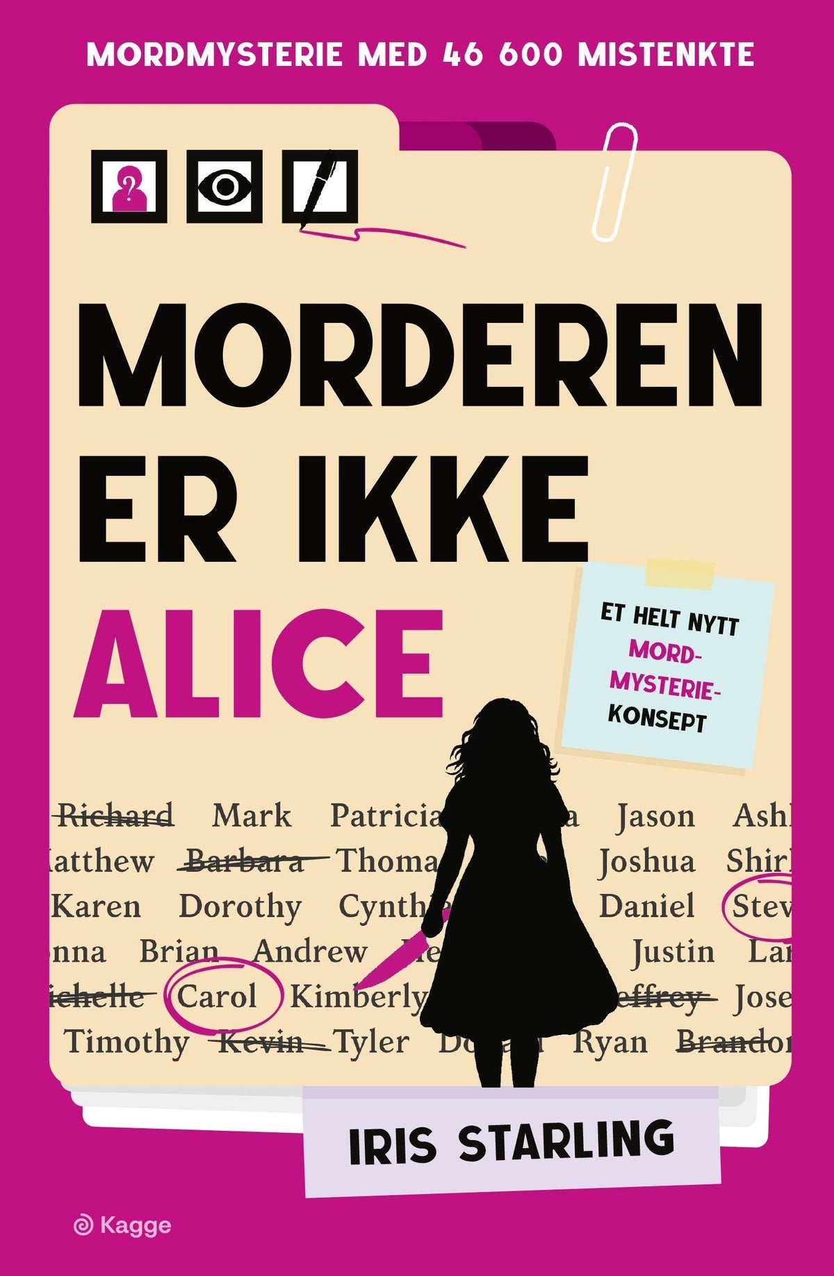 Morderen er ikke Alice - mordmysterie med 46 000 mistenkte