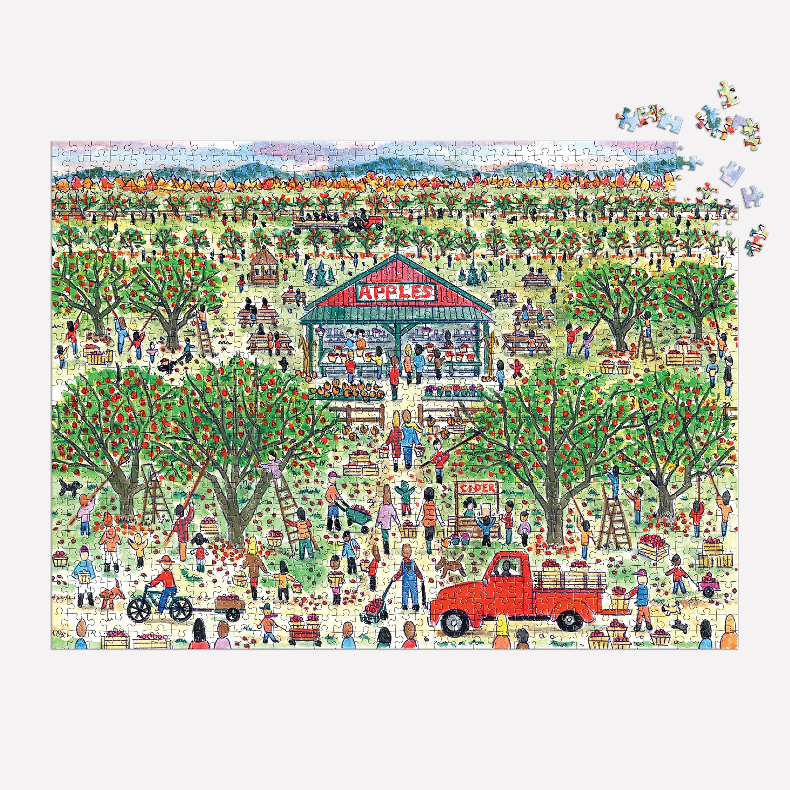 Michael Storrings Apple Pickin' 1000 Piece Puzzle