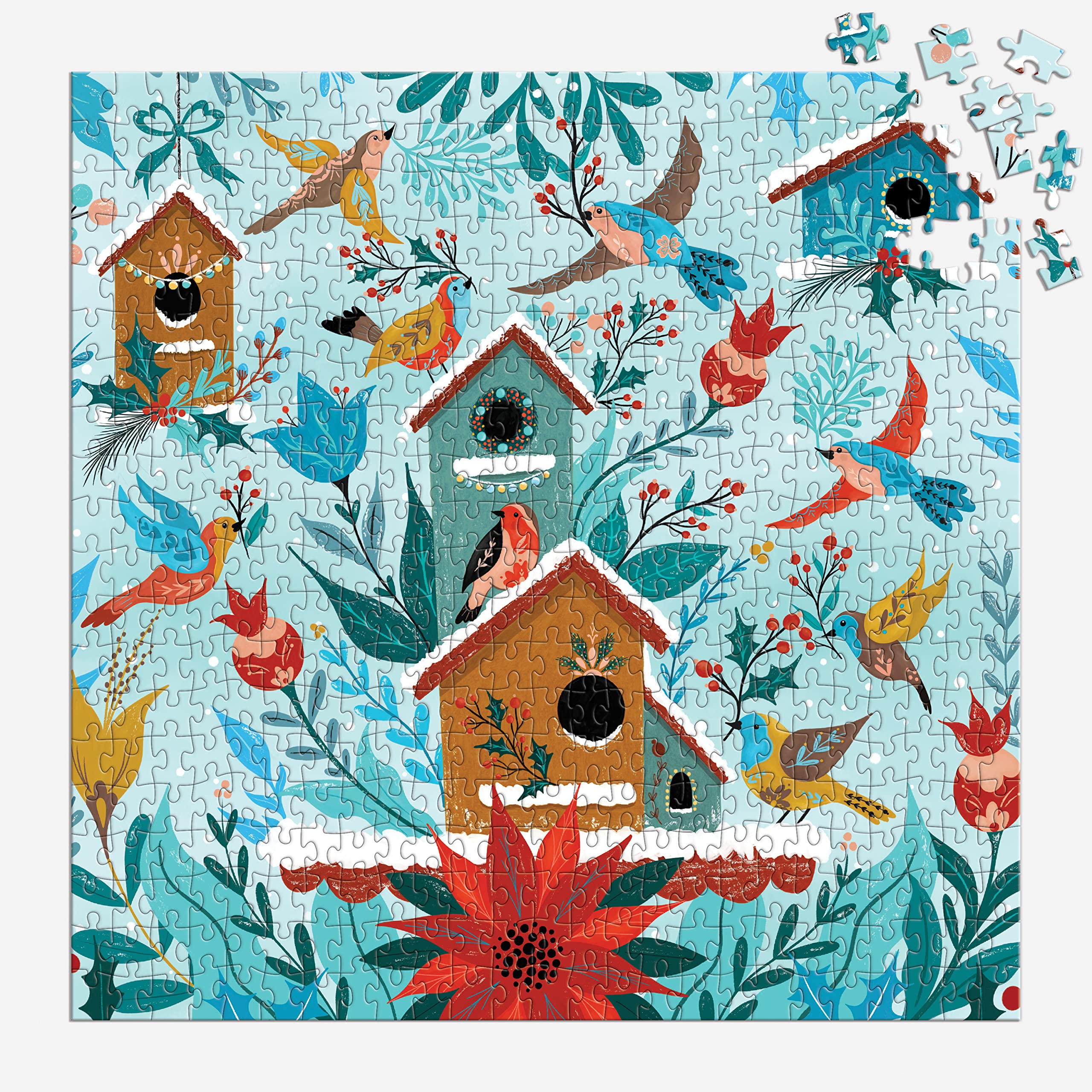 Winter Perch Jigsaw Puzzle, Multicoloured, 500 Pieces
