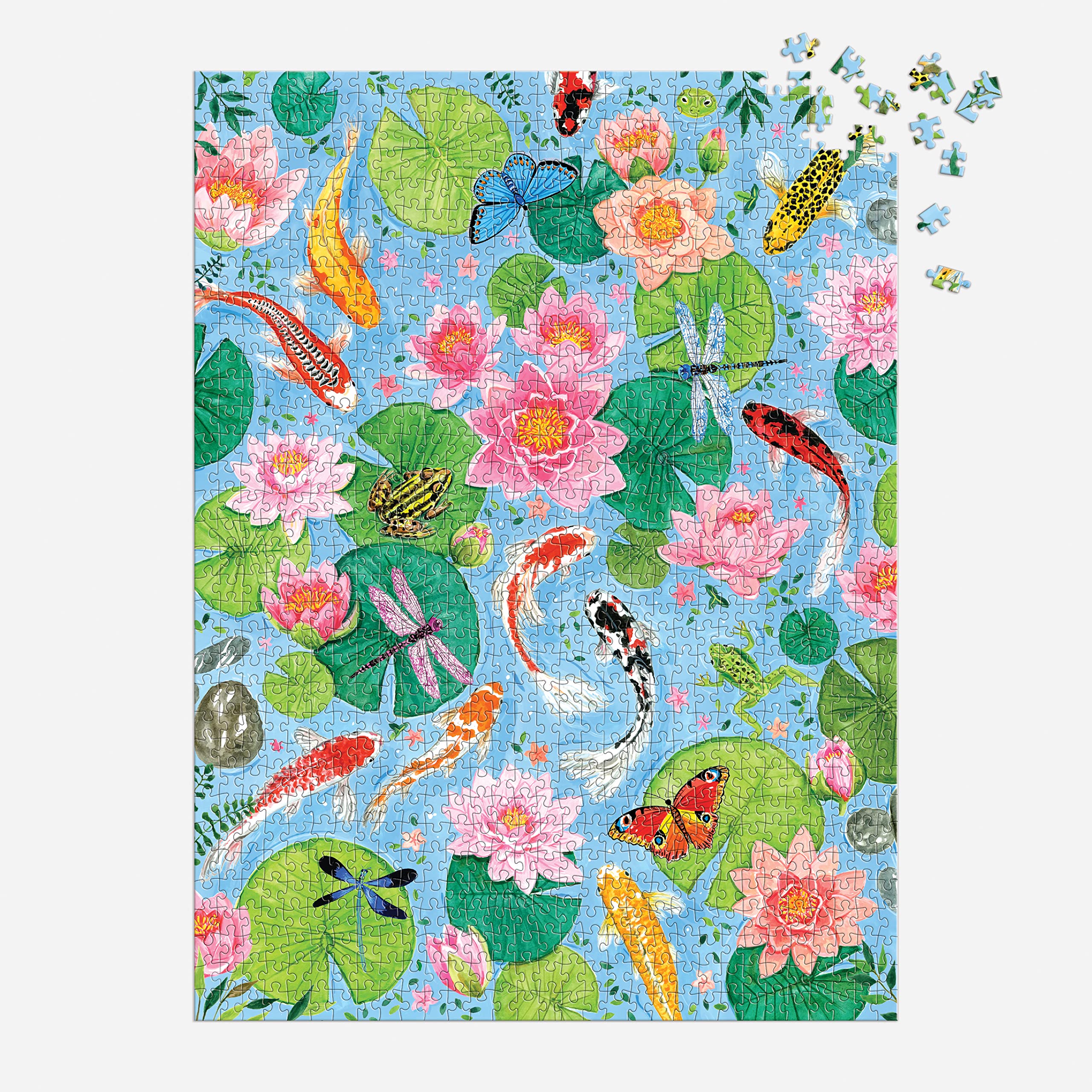 By The Koi Pond 1000 Piece Puzzle