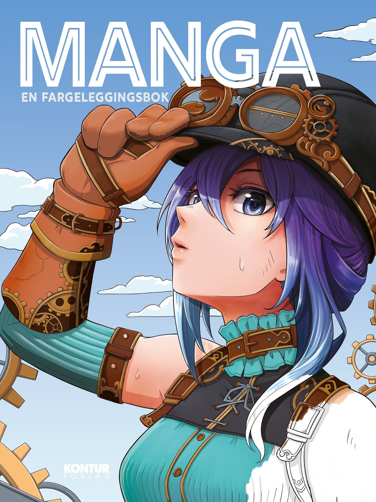 Manga - En fargeleggingsbok