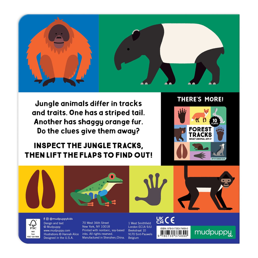 Jungle Tracks Lift-the-Flap Board Book