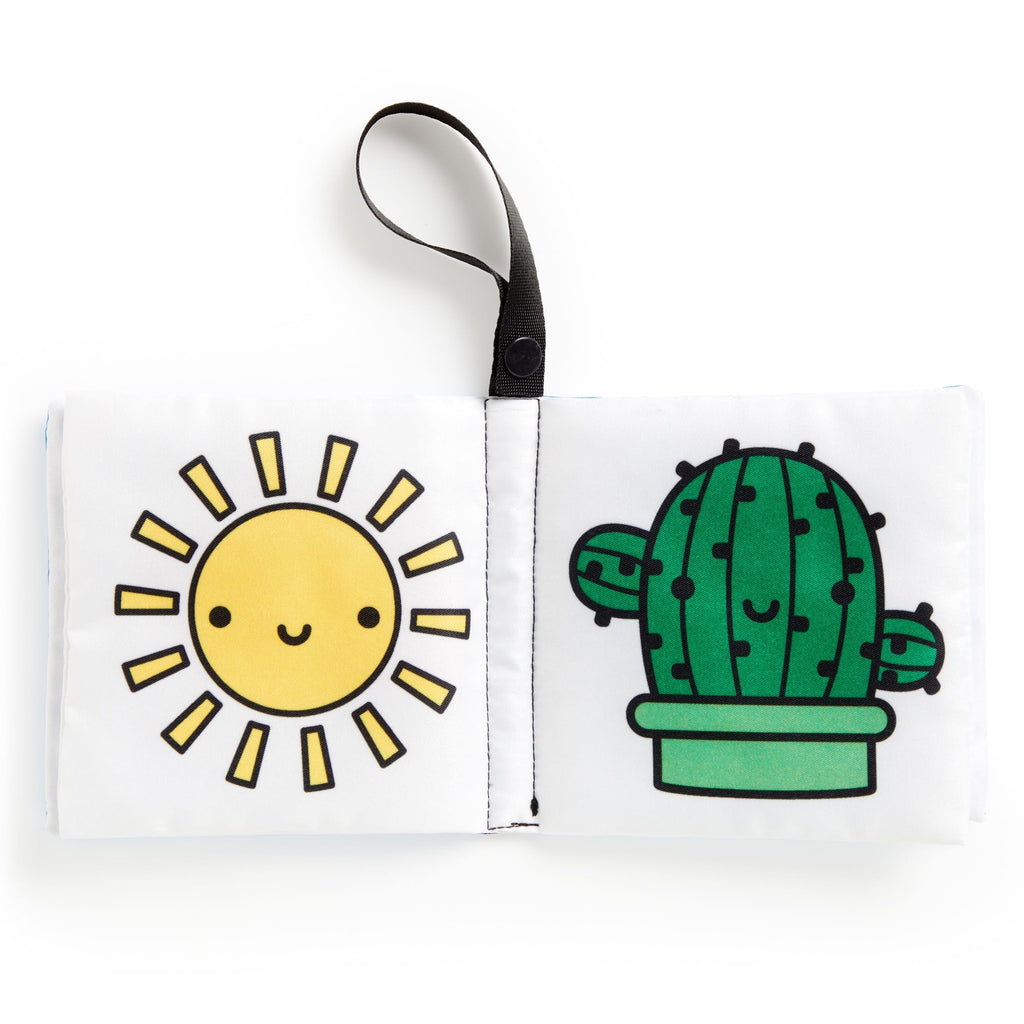 Rainbow World Crinkle Fabric Stroller Book