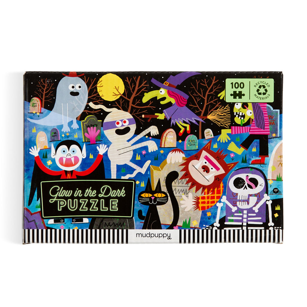 Haunted Graveyard 100 Piece Glow in the Dark Puzzle