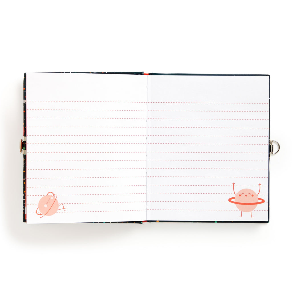 Solar System Locked Diary