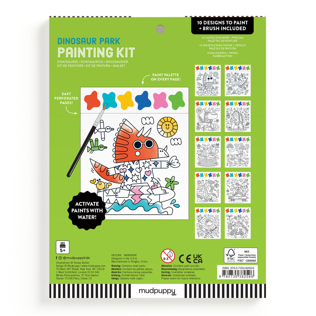 Dinosaur Park Painting Kit