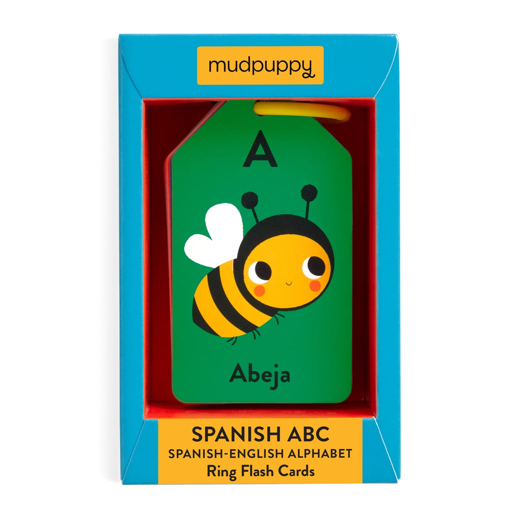 Spanish-English ABC Ring Flash Cards