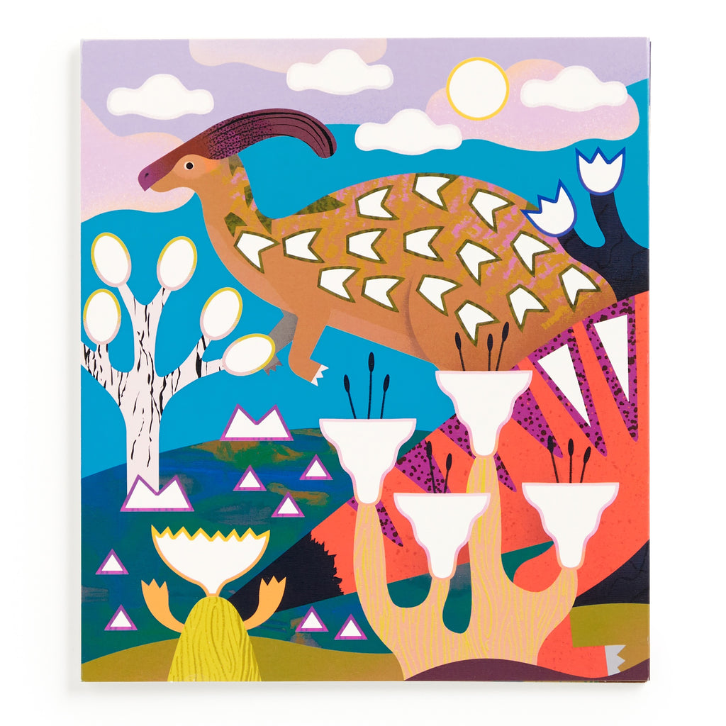 Dinosaur Land Sticker Sparkle Poster Activity Kit