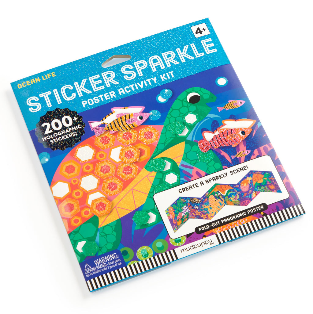 Ocean Life Sticker Sparkle Poster Activity Kit