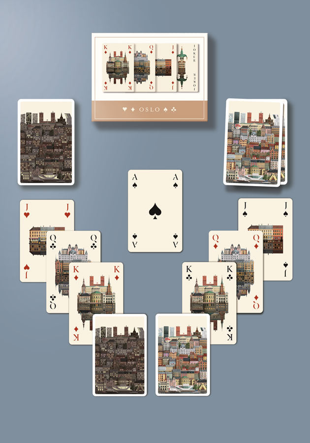 Oslo Playing Cards Gift box with 2 decks