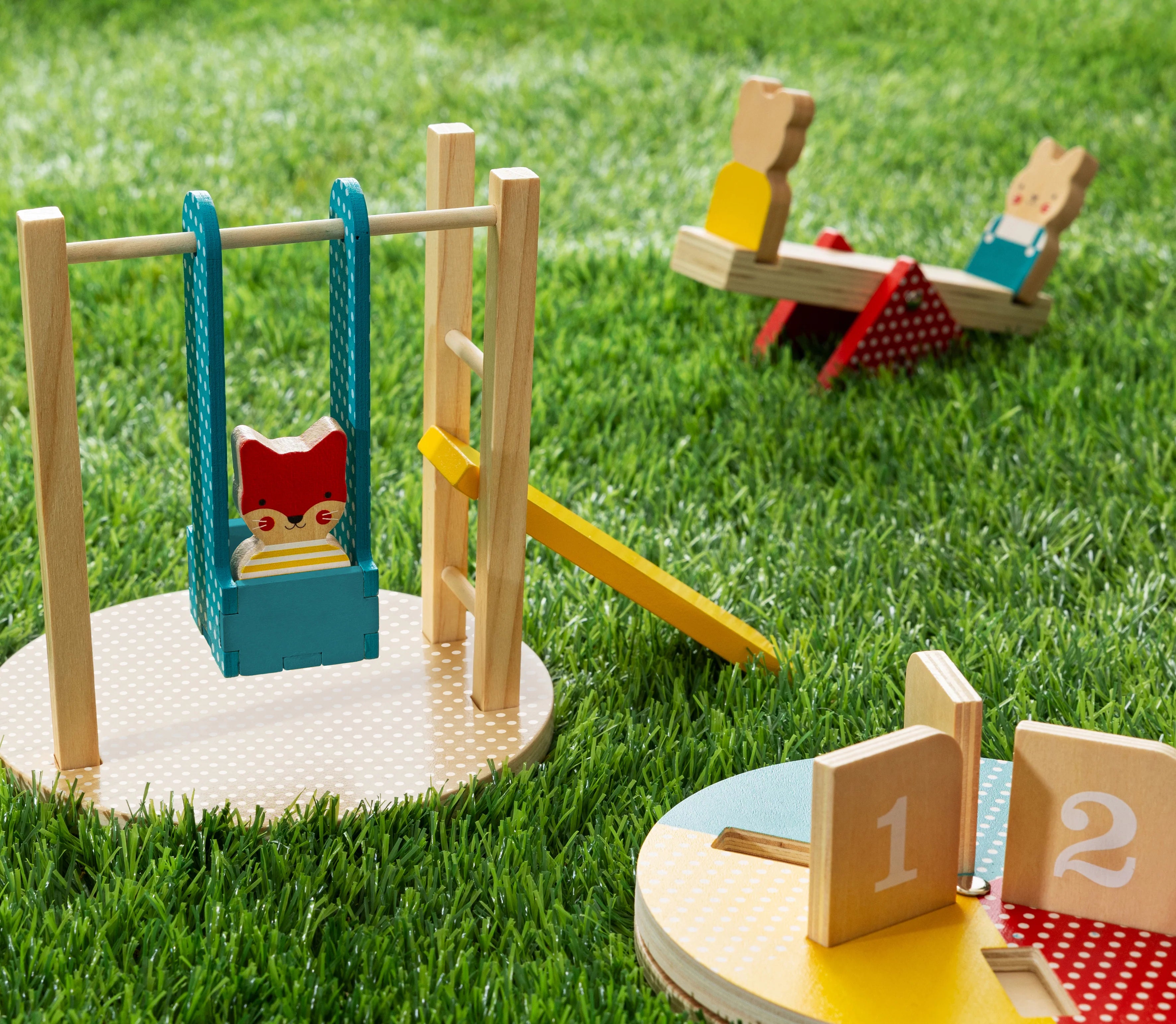 At The Park Wooden Playset