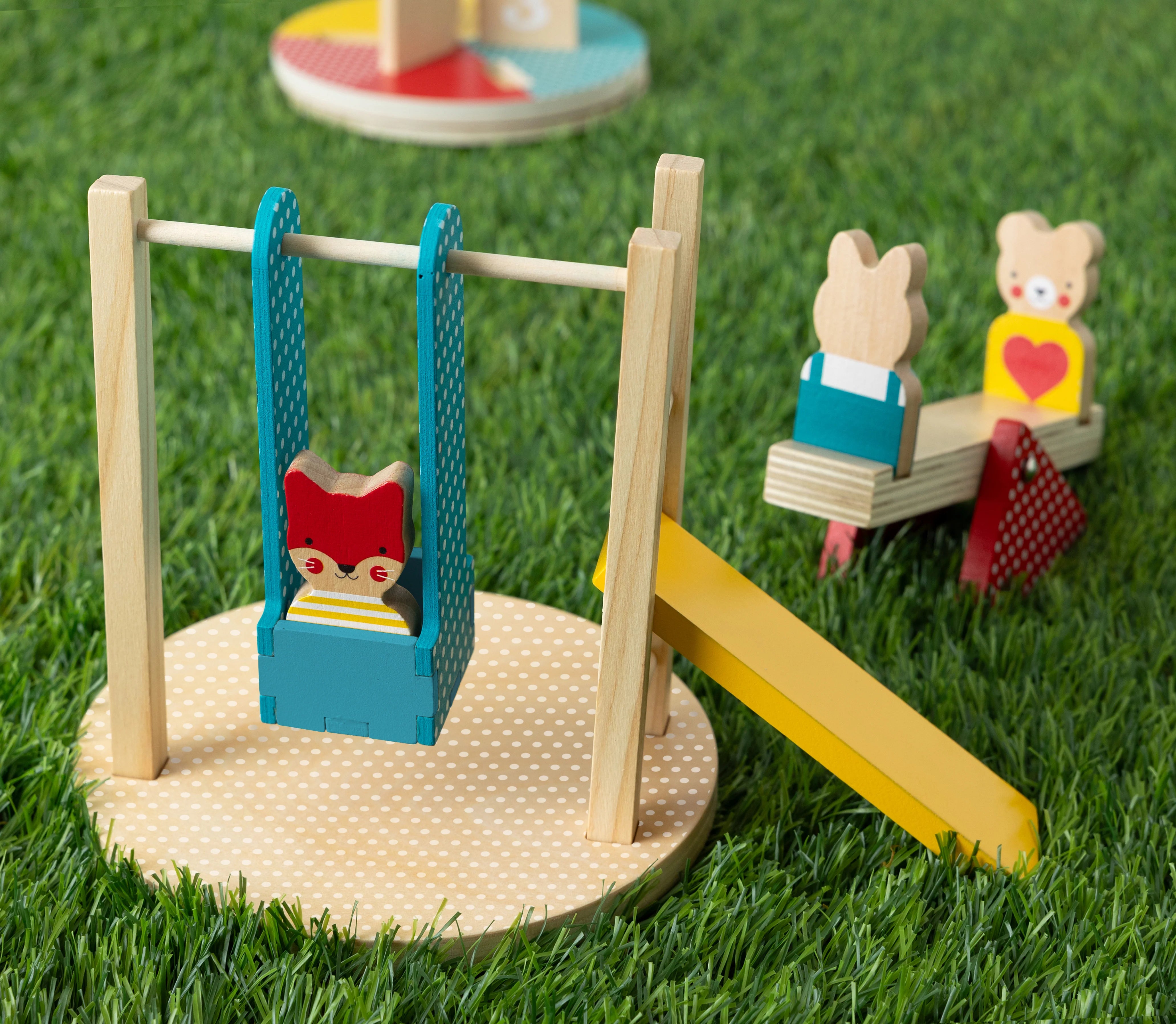 At The Park Wooden Playset