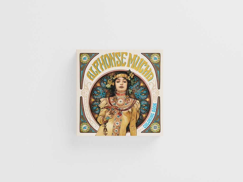 Alphonse Mucha Coloring Book
