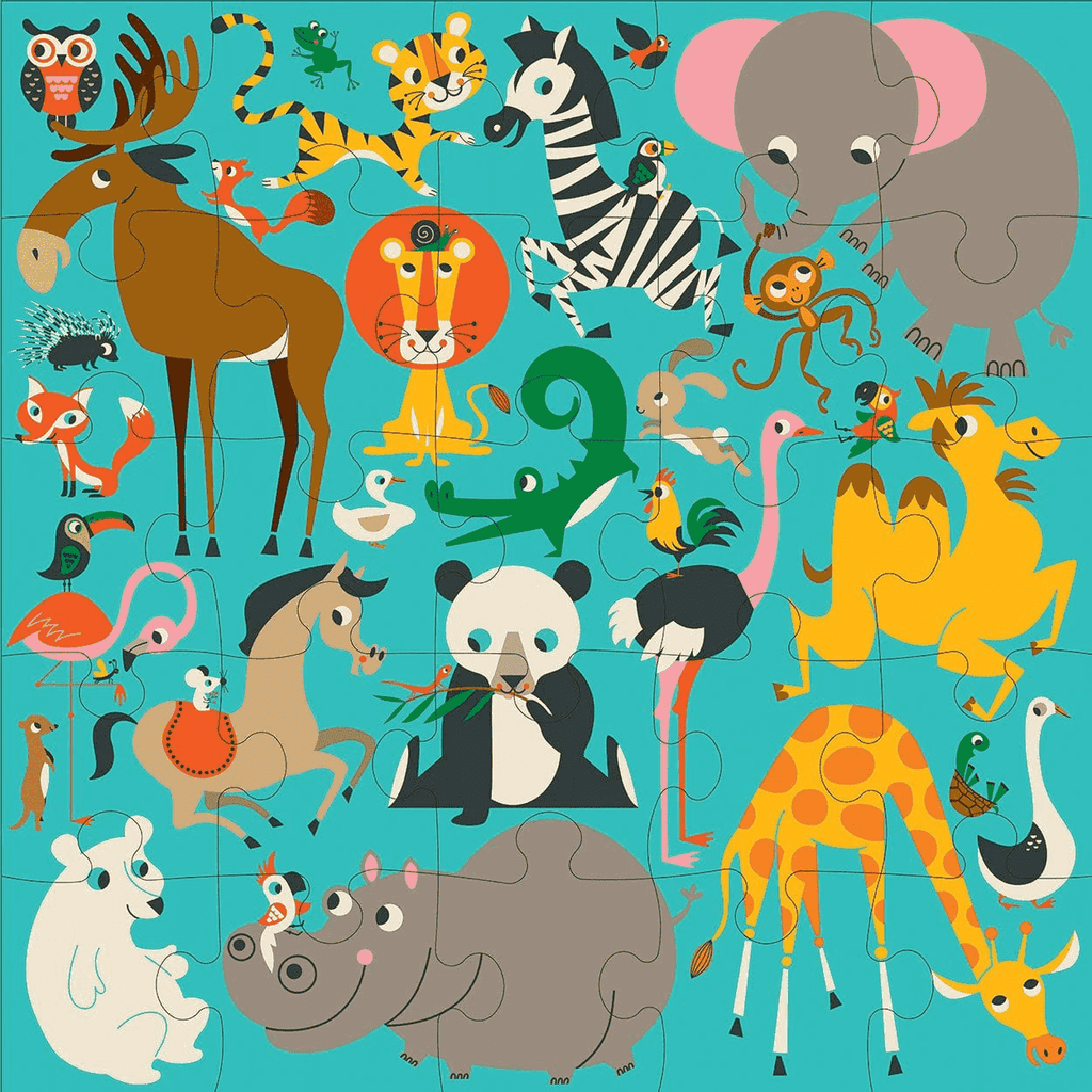 Animals of the World Jumbo Puzzle