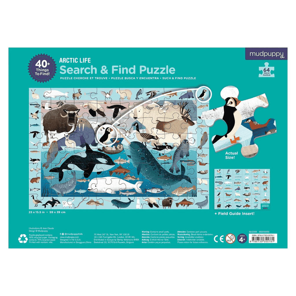 Arctic Life Search & Find Puzzle