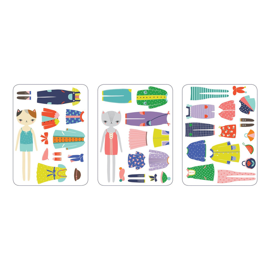 Cat Fashion Magnetic Dress-up