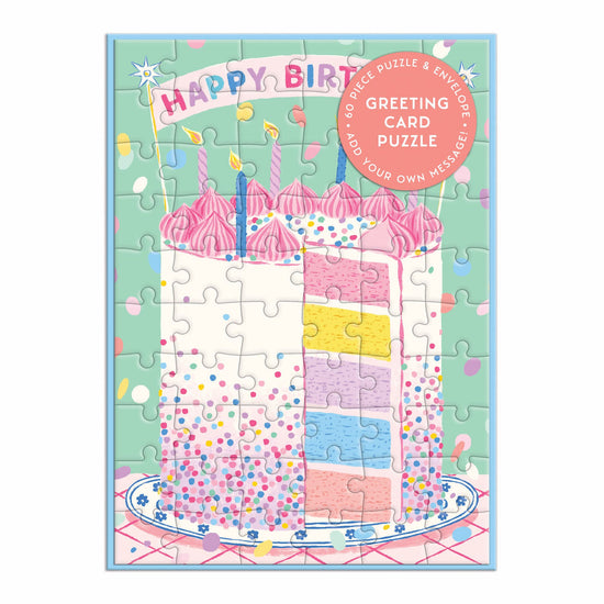Confetti Birthday Cake Greeting Car