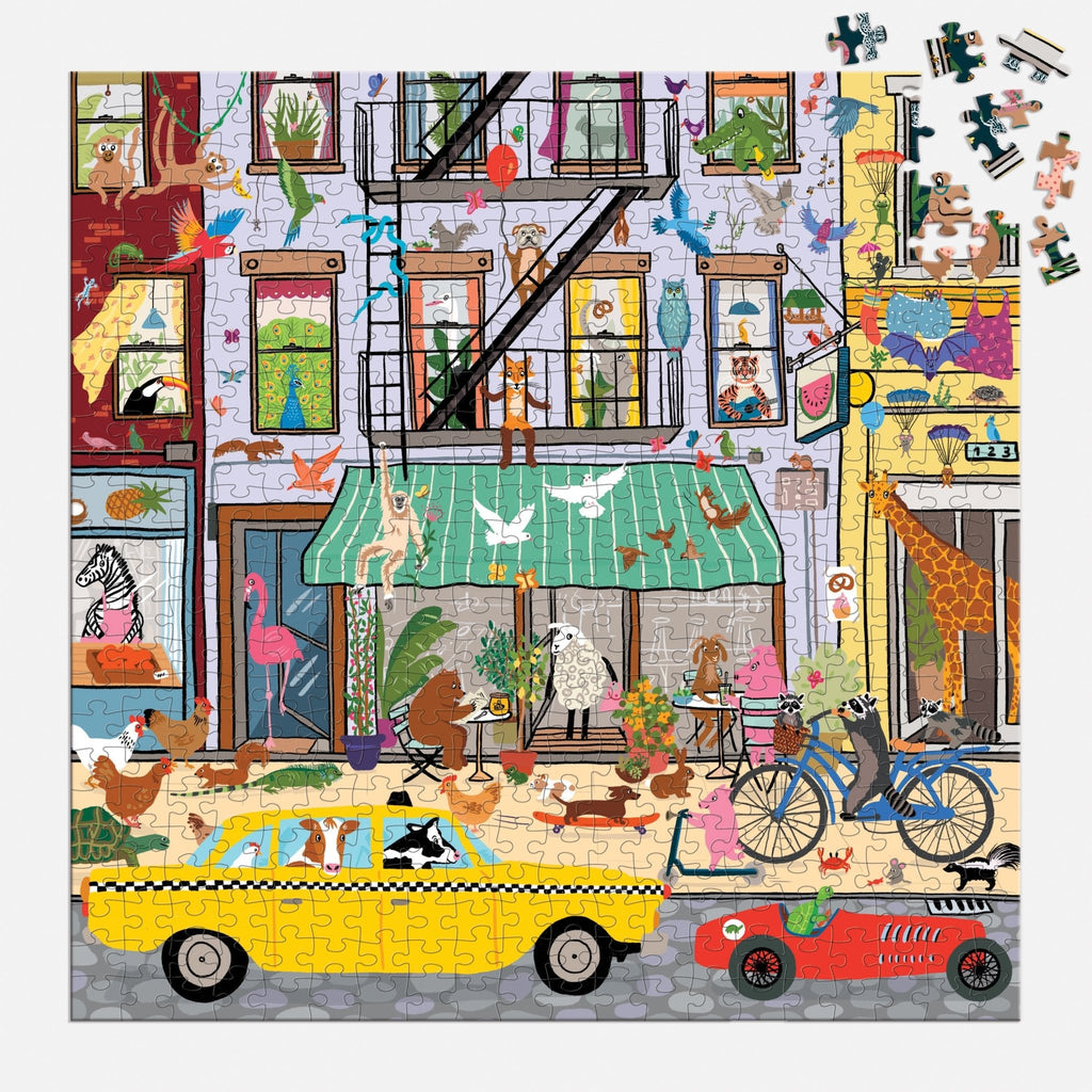 Critter City 500 Piece Family Puzzle