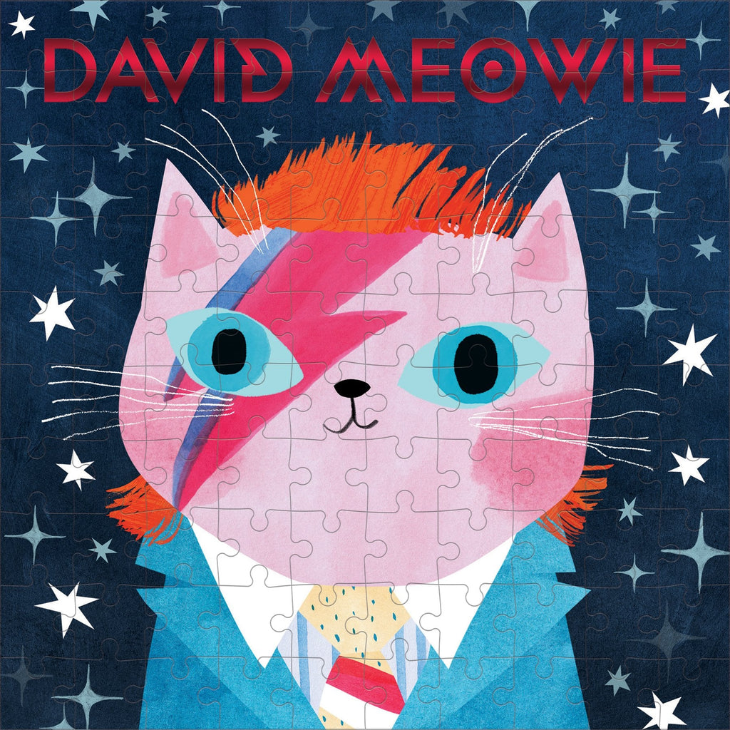 David Meowie Music Cats 100 Piece Puzzle